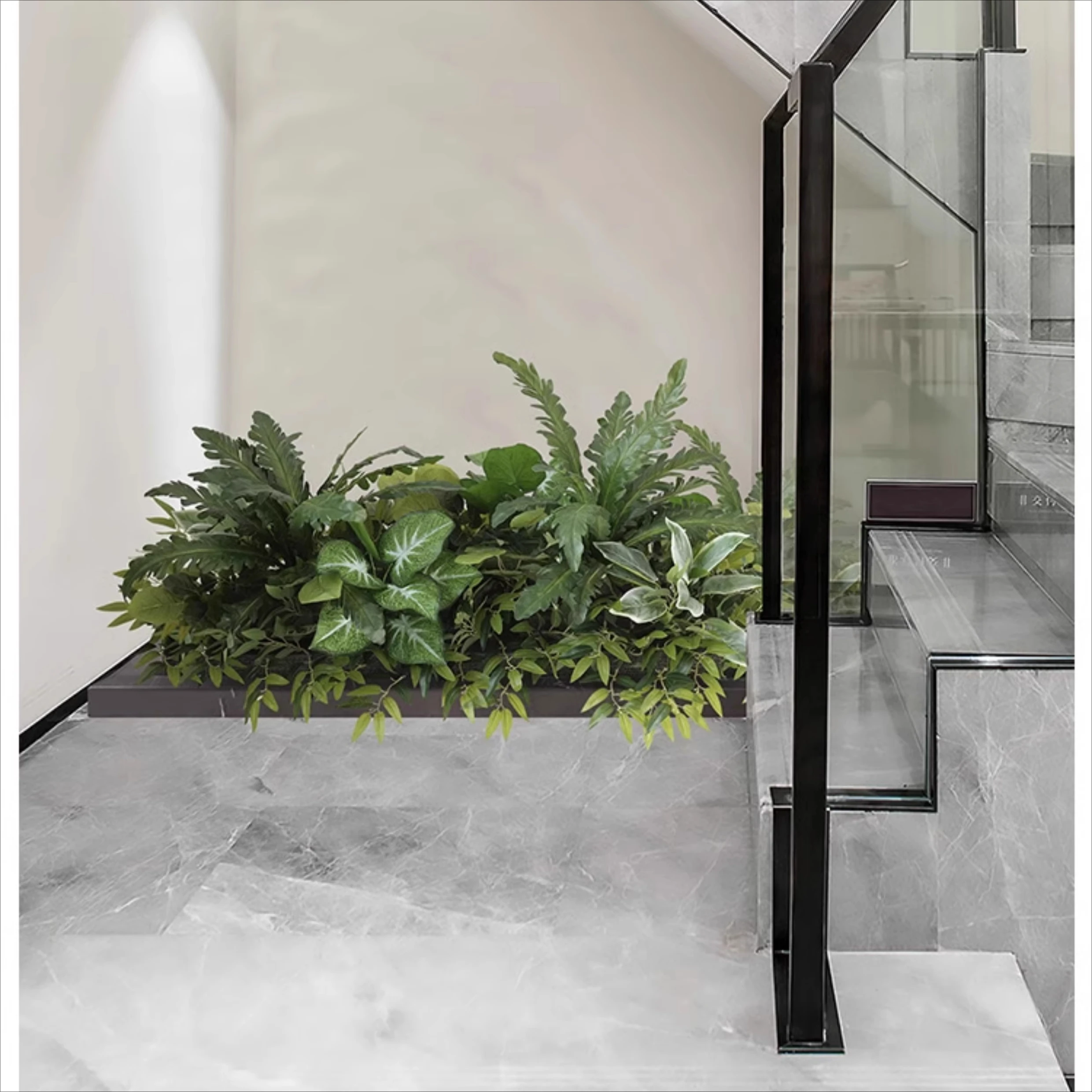 

Artificial Plant Flower Trough Bionic Green Plant Indoor Partition Plant Ornamental Decoration Shooting Props Fake Grass