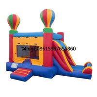 Funny Moonwalk Palm Coconut Tree Bounce House Jumper Bouncer Bouncy Jump Castle Water Slide Combo With Air Blower