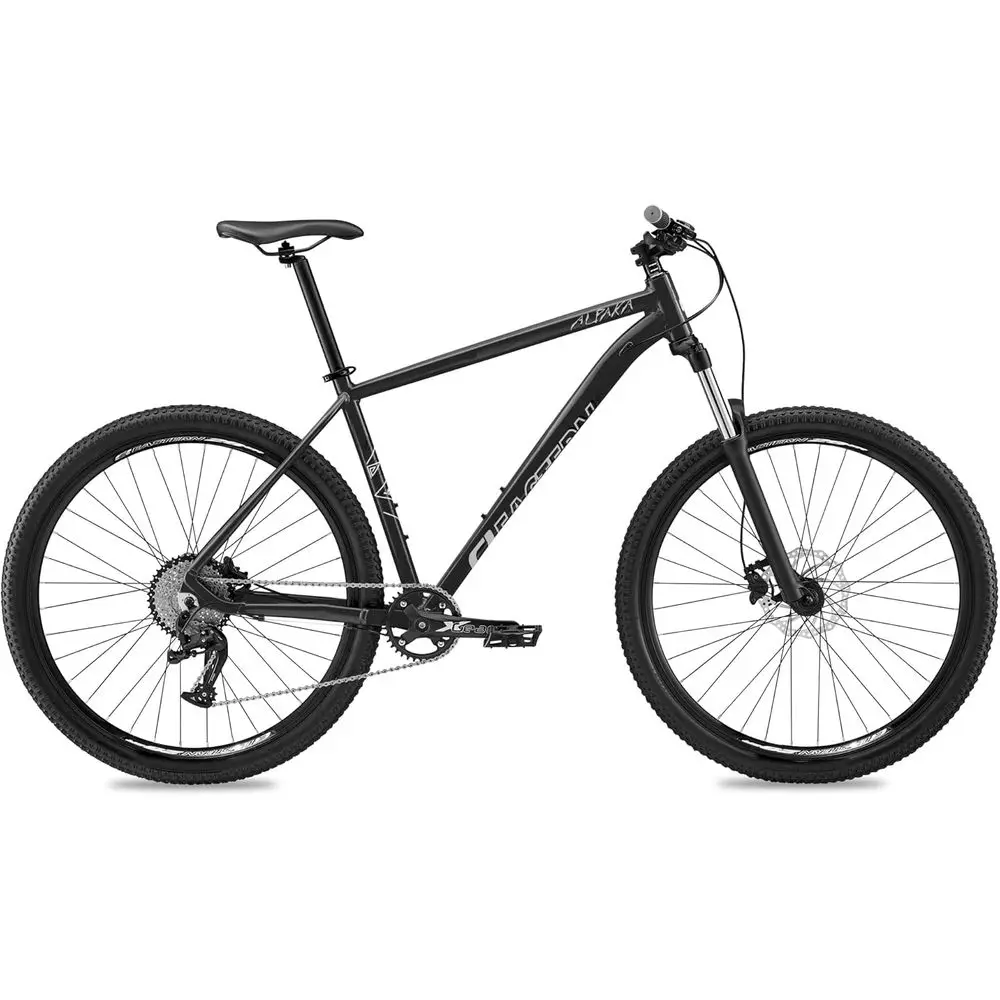 

Aaka 29" Lightweight MTB Mountain Bike, 9-Speed, Hydraulic Disc Brakes, ront Suspension Available in 4 e Sizes.