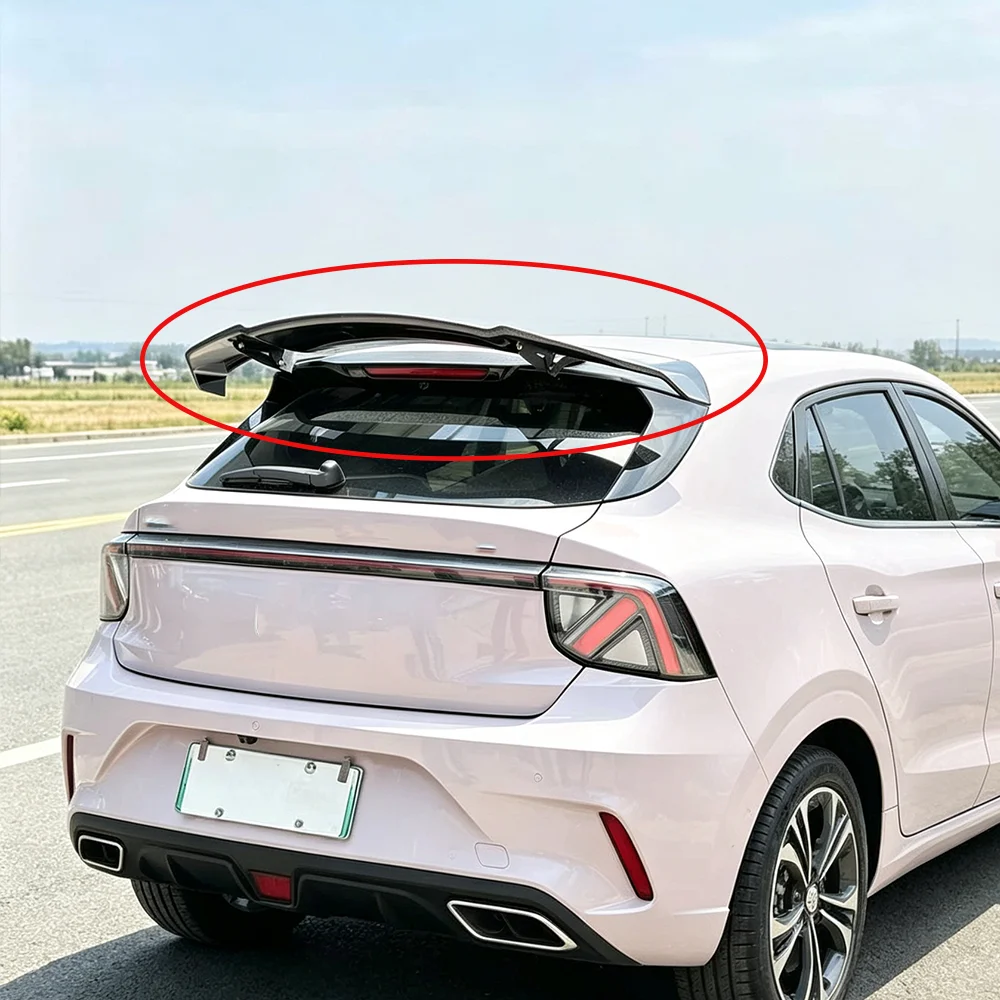 

Suitable for MG 6 2009-2024 two door universal V-type true carbon fiber car rear wing trunk pressure wing spoiler