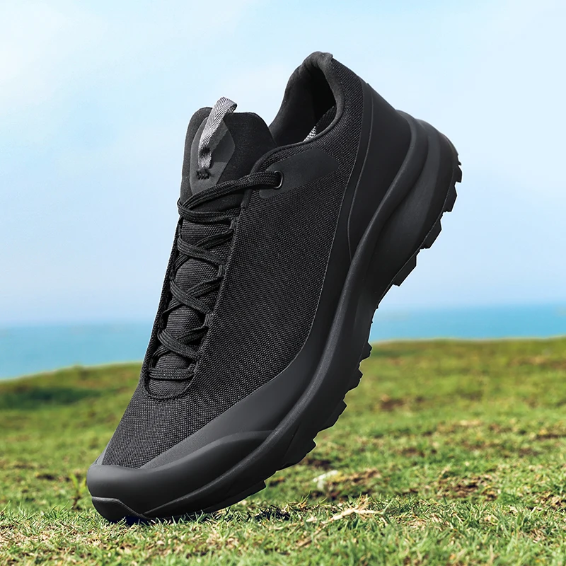 

Осень 2024, спортивная походная обувь для мужчин, удобная уличная спортивная обувь, противоскользящая горная обувь, мужская треккинговая обувь на резиновой подошве