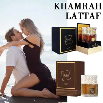 Lattafa Khamrah Qahwa 3.4 Oz Eau De Toilette voor mannen en vrouwen Parfum Midden-Oosten Arabische Dubai Parfum