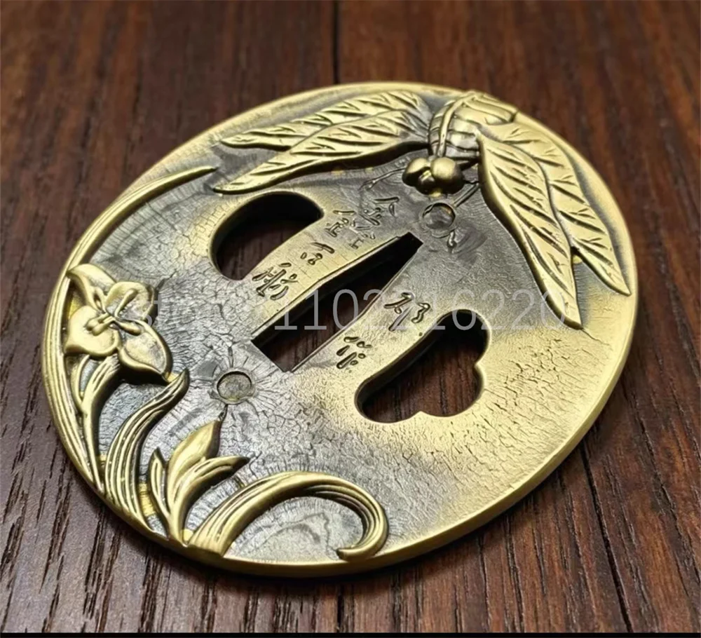 Very Exquisite Copper Brass Tsuba Handguard Guard For Japanese Japan Samurai Katana Sword Fittings Accessory Parts Nice