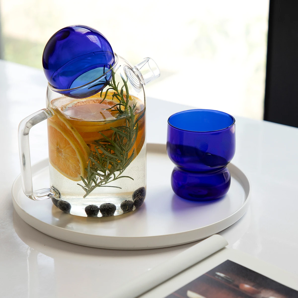 

Glass Mug and Tea Cups Pitcher Cute Decanter for Water Jug Teapot Glasses Set Tea Sets Kettle Heat Resistant