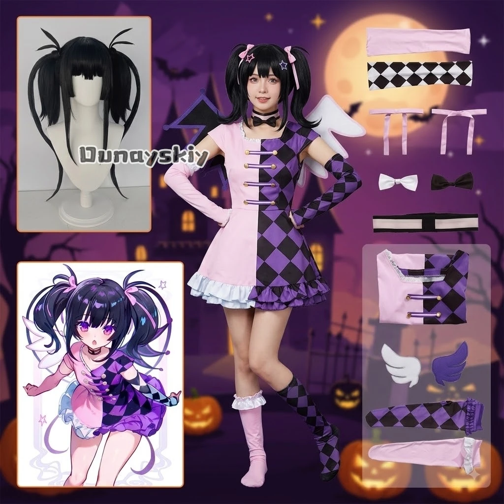 Chirs Kaname Cosplay Costume Wig Uniform Full Set Character Outfit Halloween Role Play Carnival Party Anmie Pretty Rhythm​​