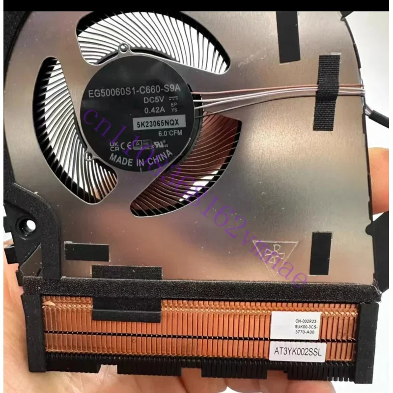 NEW ORIGINAL Laptop  CPU With Heatsink Cooling Fan For Dell Latitude 7440 E7440 002R23