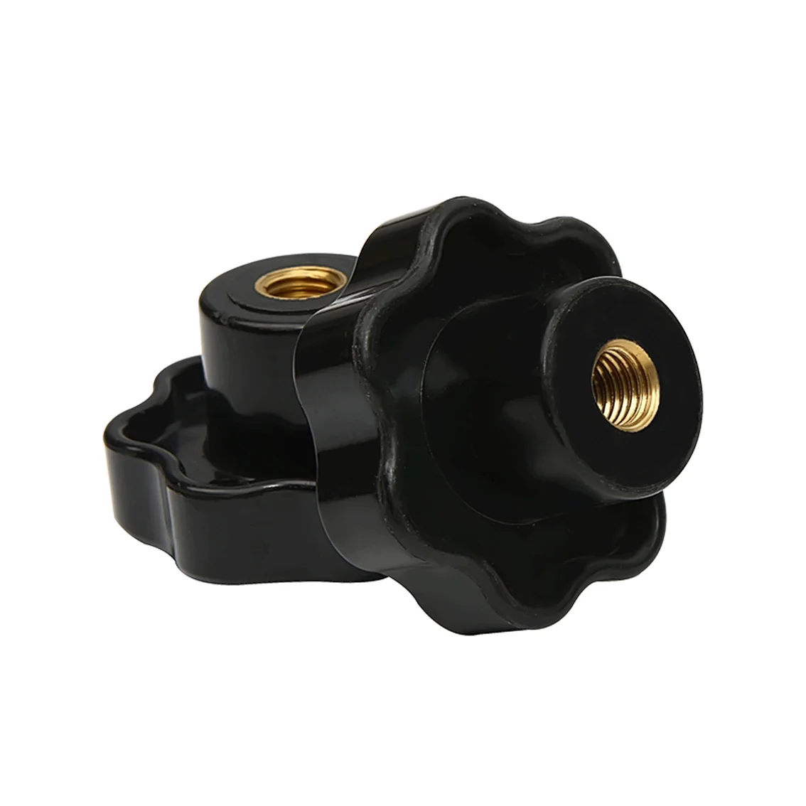 

Plum Copper Core Bakelite Hand Tighten Nuts Handle Thread Star Mechanical Clamping Knob Manual Nuts M4 M5 M6 M8 M10 M12 M16