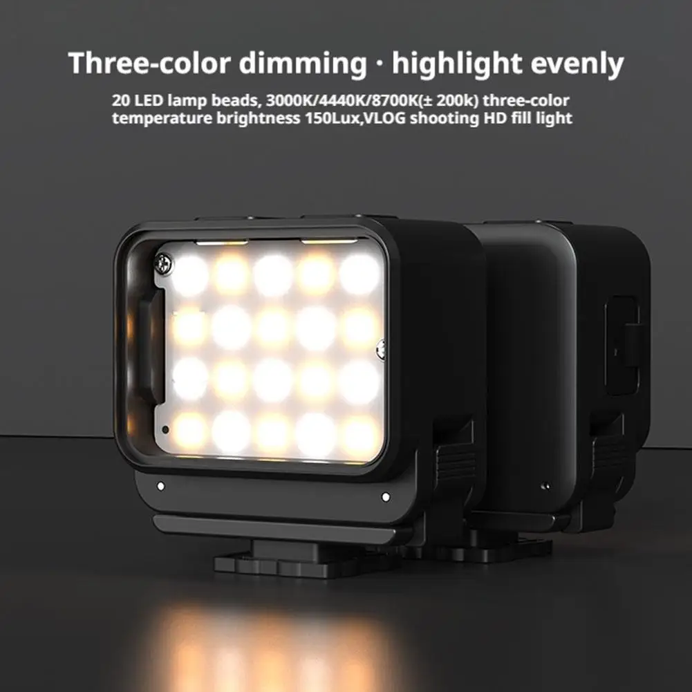 Voor DJI Action 5 Pro OSMO POCKET 3 Magnetisch invullicht Quick Release Mini LED-camera Videolicht Schietaccessoires