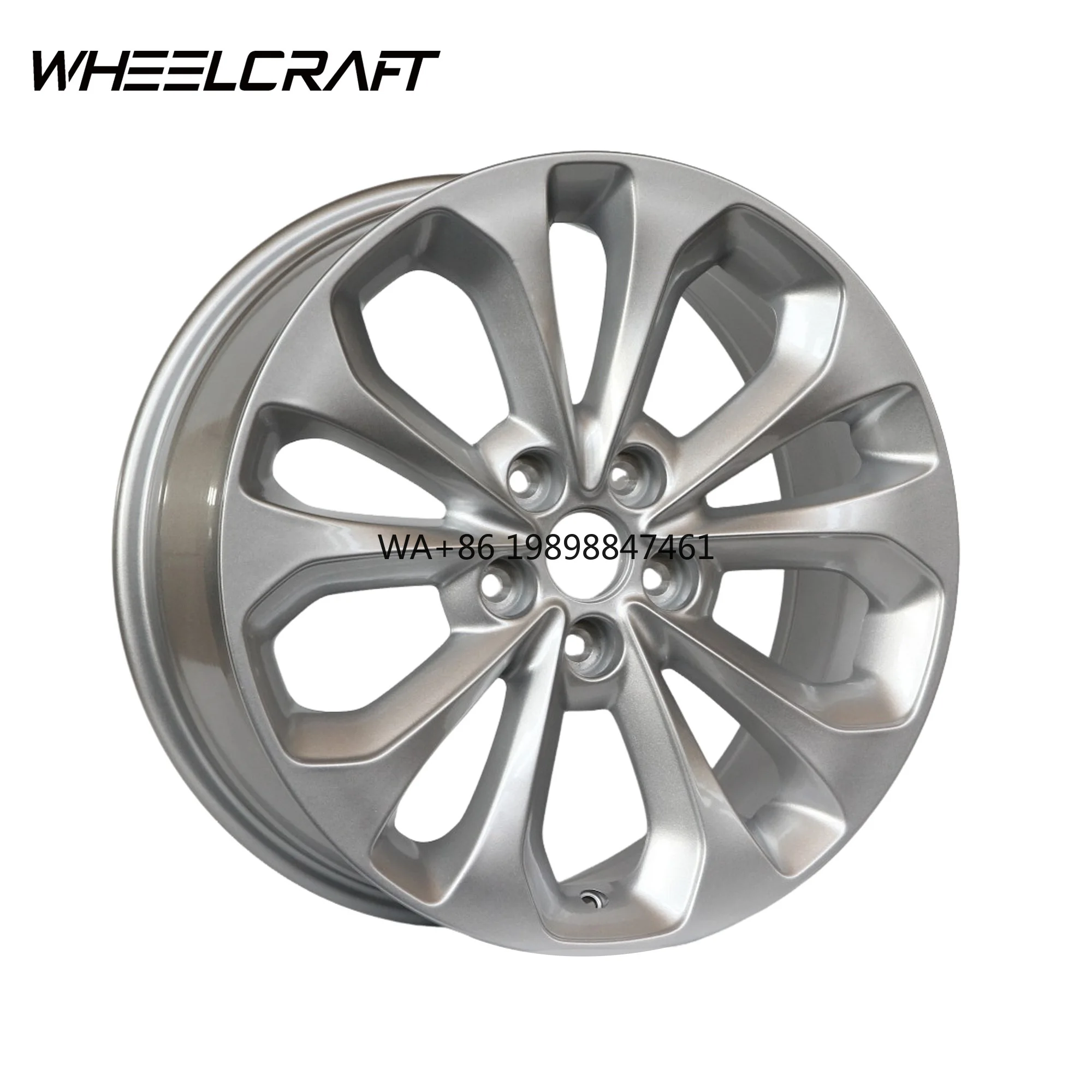 

Aluminum Alloy 18inch Silver Finish Blade Wheel Hub Rims New for Sorento 2013 Retrofit/Upgrade