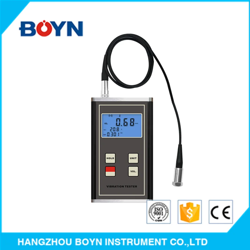 VM-6370 china Laboratory high precision portable multiparameter digital LCD display vibration meter with blue tooth function