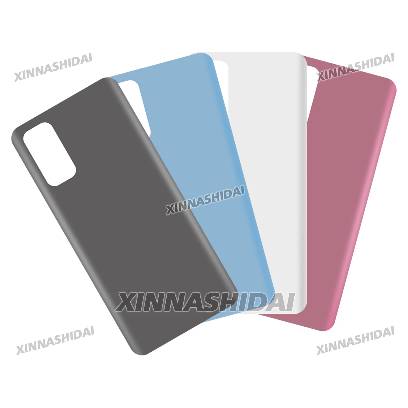For Samsung Galaxy S20 G980F Glass Panel Battery Back Cover Housing Panel With Camera Glass image 2