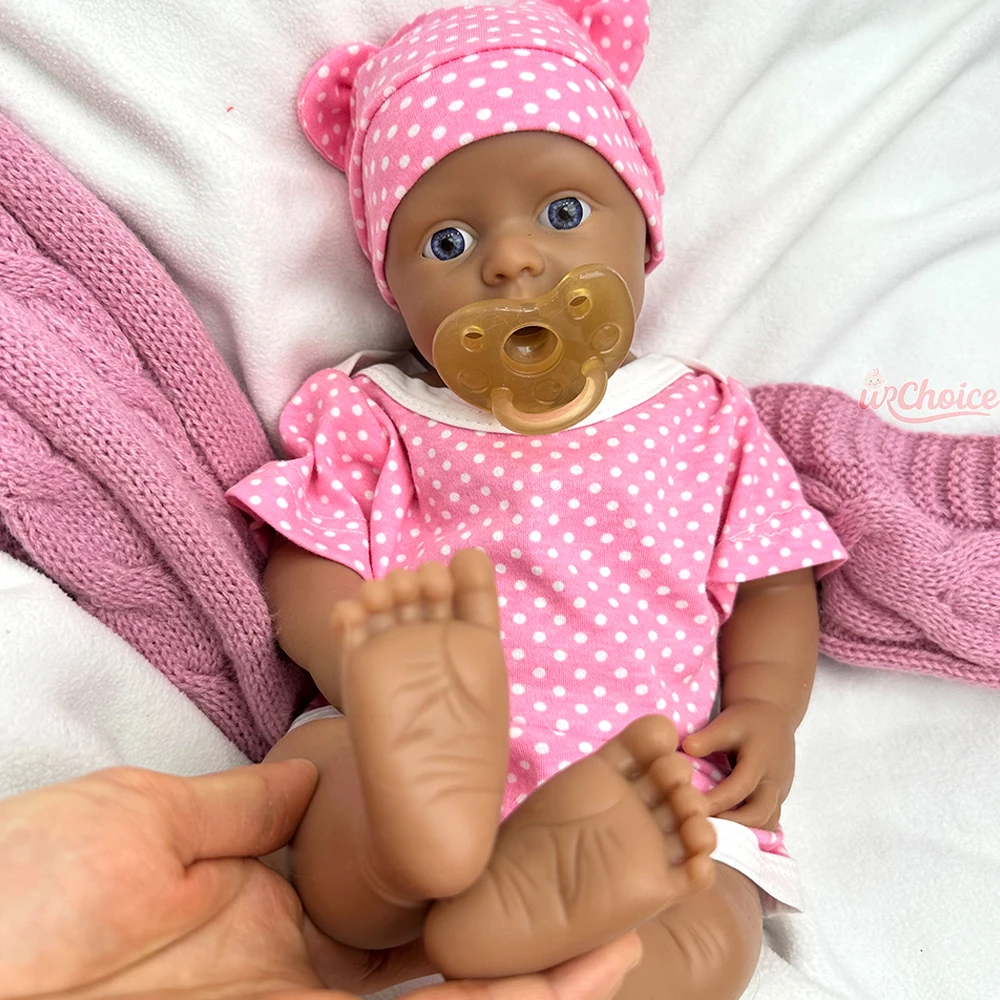 45 سم سمينة فتاة حية السيليكون تولد من جديد طفل اليدوي الناعمة مقاومة للماء دمية حديثة الولادة فيلم الدعاية لجمع الفنان هدية