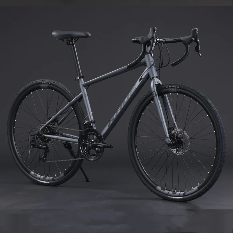 YTYIN سبائك الألومنيوم مقبض منحني 24 27 سرعة الطريق الدراجة المزدوج مكبح قرصي دراجة دراجة هوائية جبلية للبالغين #3