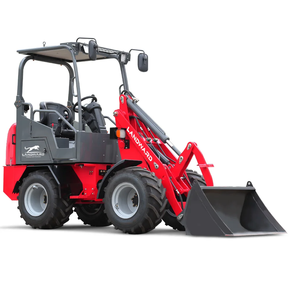 Picture 3: W1150T Wheel Loader Extended Telescopic Arm Mini Loader Kubota Engine Compact Loader Fully Hydraulic Control Loaders Customized