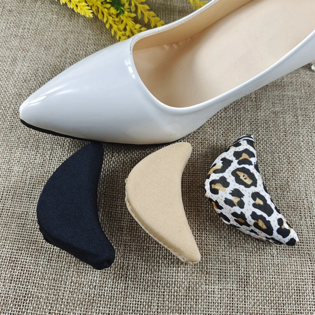 

6Pairs Shoe Head Pad Adjustable Toe Filler Inserts for Women Men Forefoot Cushion to Make Big Shoes Fit Tighter High Heel Shoe