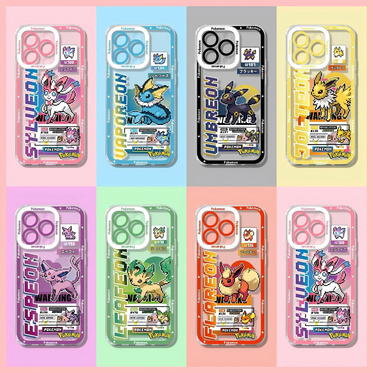 Cartoon P-Pokemons Phone Case For Samsung A57 A07 A36 A26 A56 A16 A06 A55 A35 A25 A15 A05 A54 A34 A24 A14 A13 A53 A33 Clear
