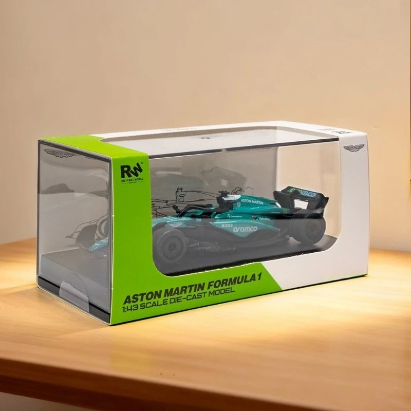 

1:43 Aston Martin Formula F1 Alloy Racing Car Model with Display Box Collection Toy Vehicle Hobby Home Decor Miniature Voiture