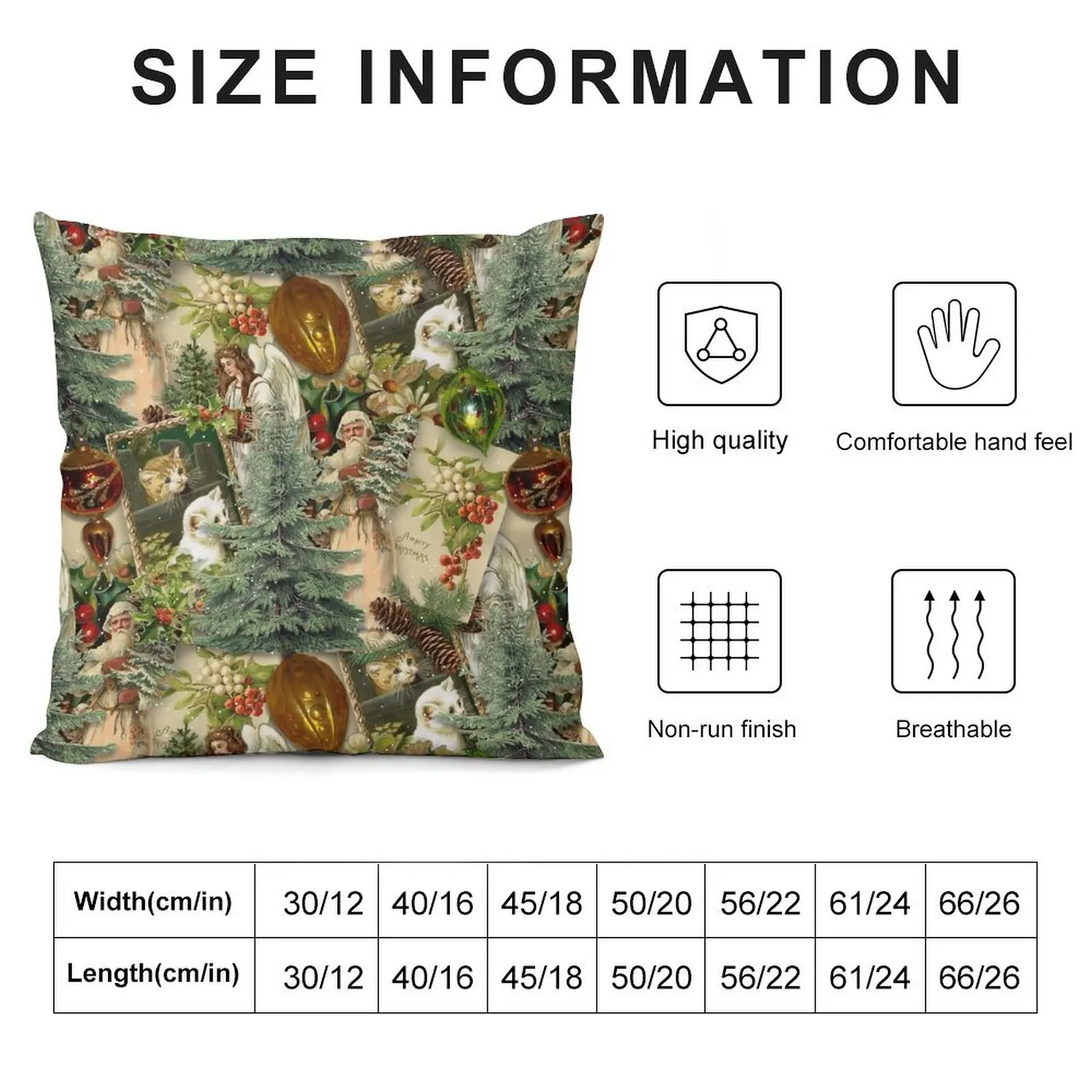 Victorian Yuletide Splendor Throw Pillow Cushions Cover Cushion Cover christmas decorations 2025 Pillowcases For Pillows pillow