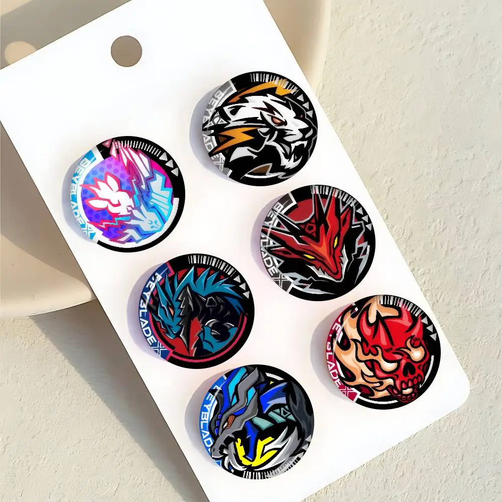 Anime Brooches Cute Cartoon Badge Jacket Jeans Lapel Pin Gift Accessorie POPULAR Beyblade Cushion