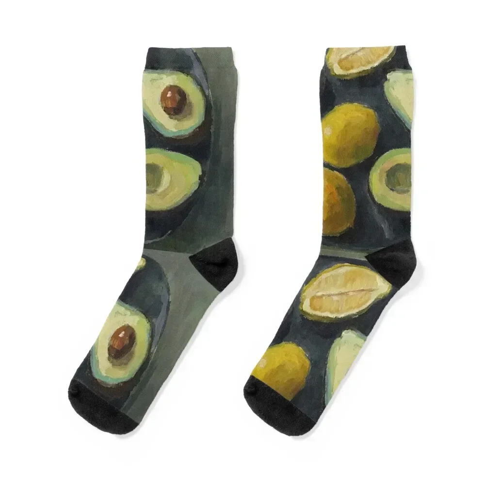 

Avocado Socks man Non-slip essential Socks For Man Women's