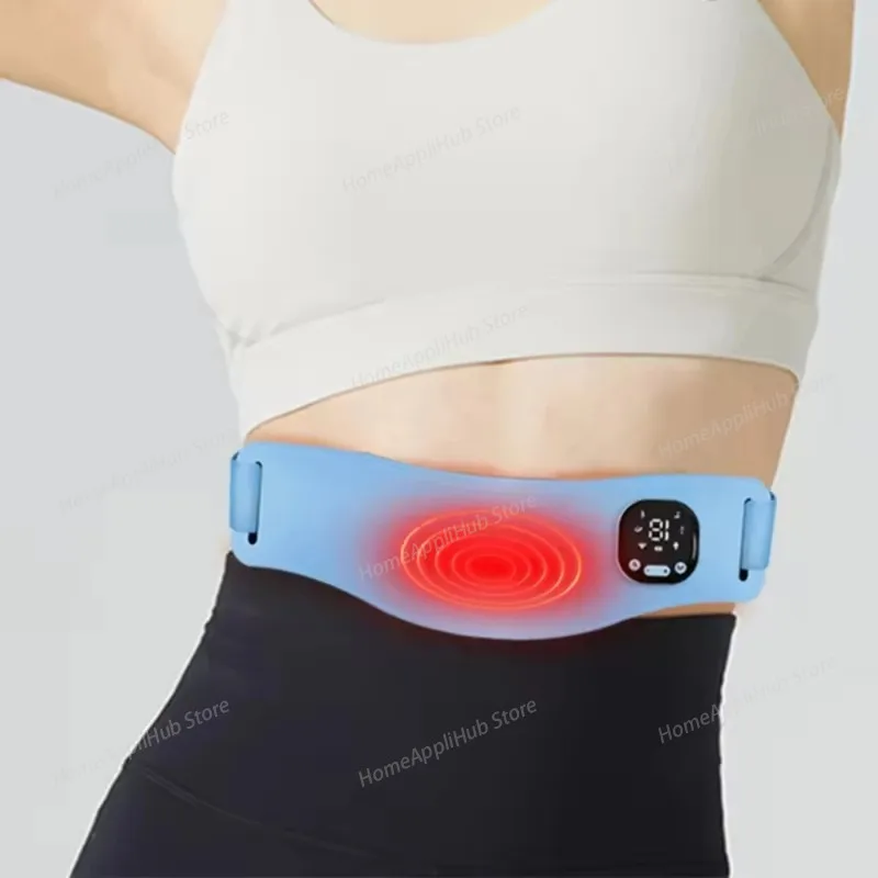 

Тепловой массаж талии, портативный теплый дворцовый пояс, удобный женский обогреватель талии, массажер от боли, красота, здоровье