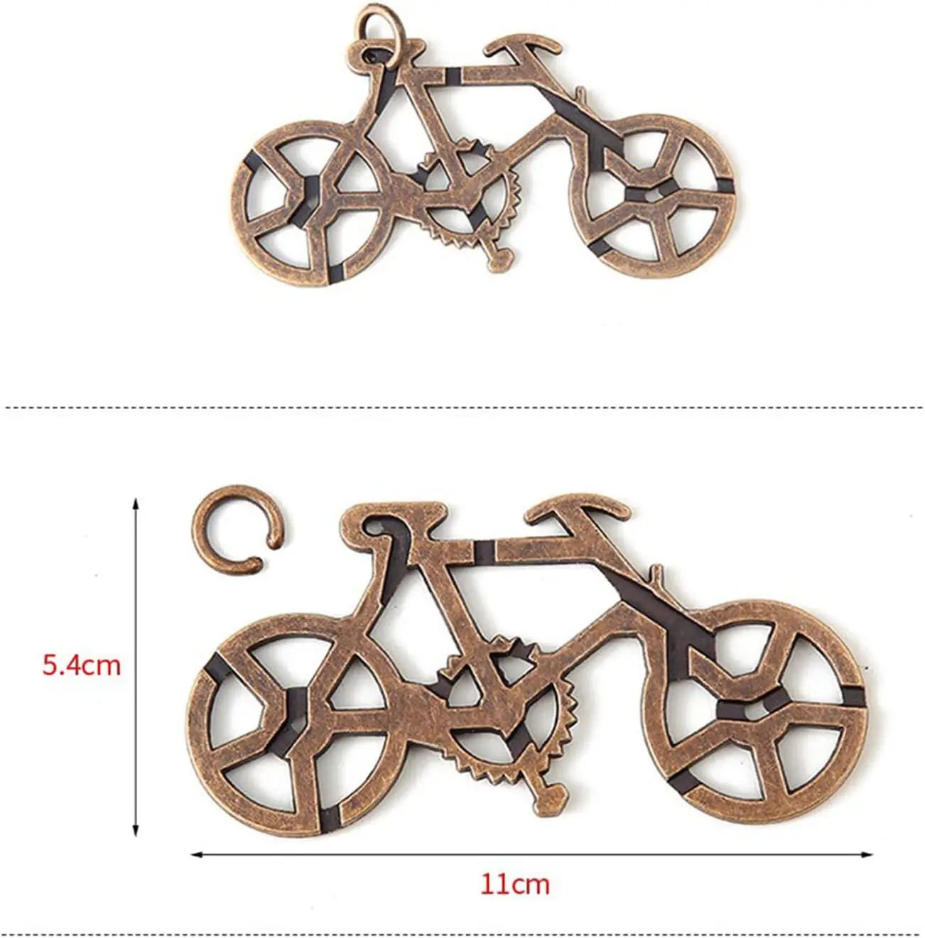 9Pcs Set 3D Metal Unlock Intelligence High Difficulty Level Iq Brainteaser Games For Adults Kids Juegos De Ingenio Y Habilidad - Image 5