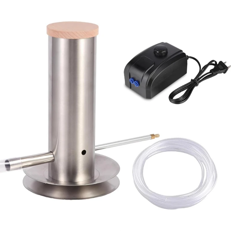 

Stainless steel barbecue smoke cooler