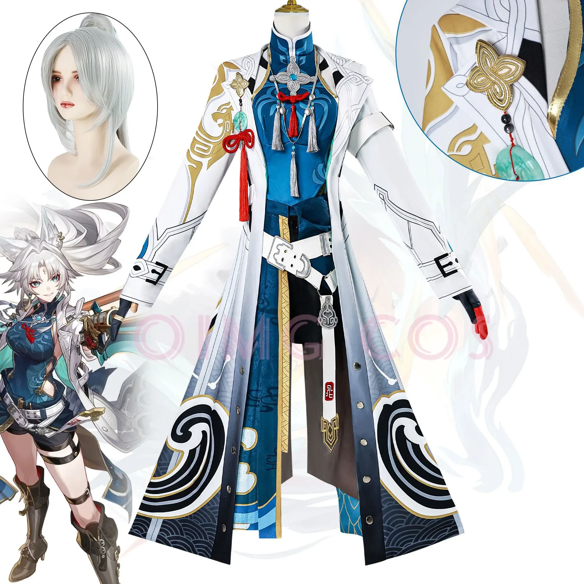 

Honkai Star Rail Feixiao Cosplay Costume Adult Carnival Uniform Halloween Anime Party Costumes Masquerade Women Game