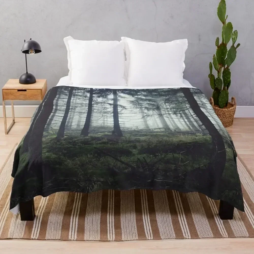 

Through The Trees Throw Blanket Fluffy Cozy Throw Blanket for Home Decor