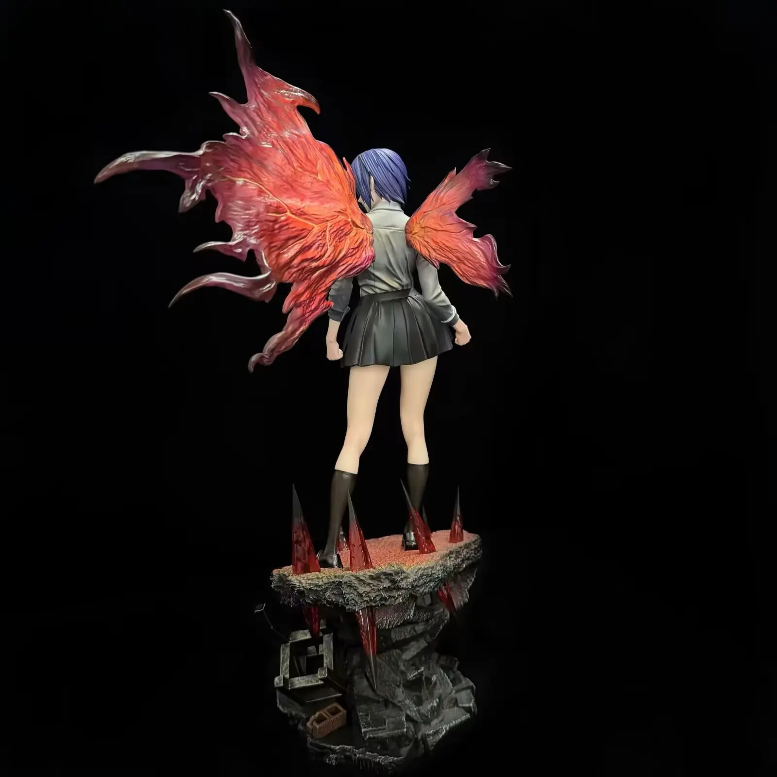 30cm Tokyo Ghoul Touka Kirishima Cabeça Dupla Ver. Figura em caixa anime modelo colecionável estátua ornamento brinquedo