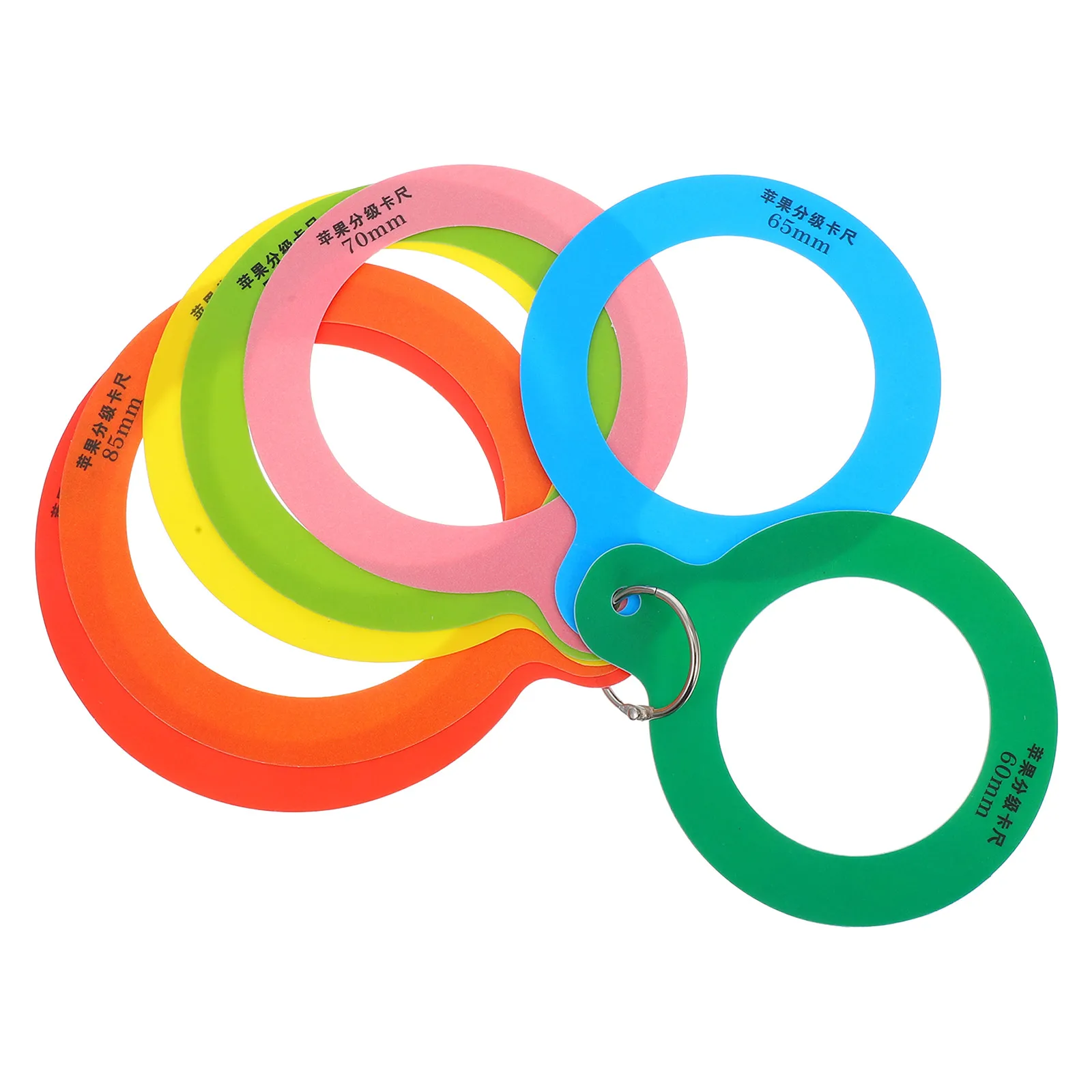 

Apple Grading Plastic Fruit Diameter Gauge Oranges Diameter Measuring Gauge Measuring Tool for Apples Oranges High Precision