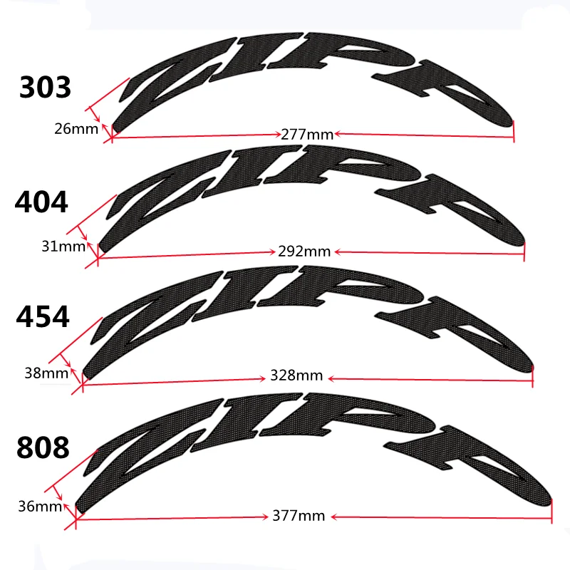 MTB Road Bike Rim Stickers for NSW 303/404/454/808 Vinyl Waterproof Sunscreen Antifade Bicycle Cycling Wheels Stickers Free Ship