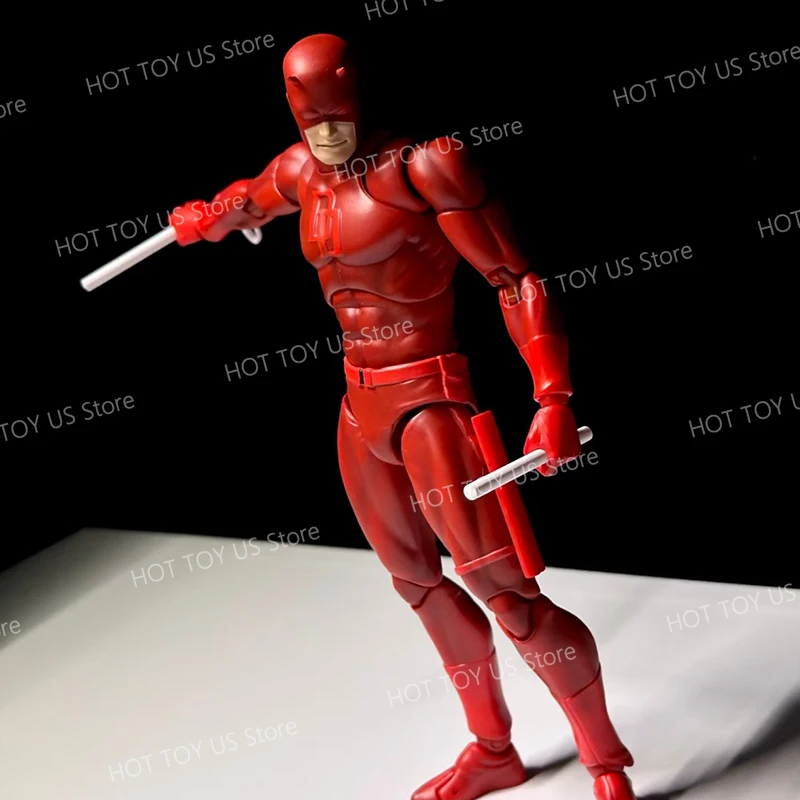 100% Original Ct Toys Daredevil Mafex 223 Comic Version Figure SHF Anime Action Figurine Statue Model Custom Gifts Kids Toys image 5