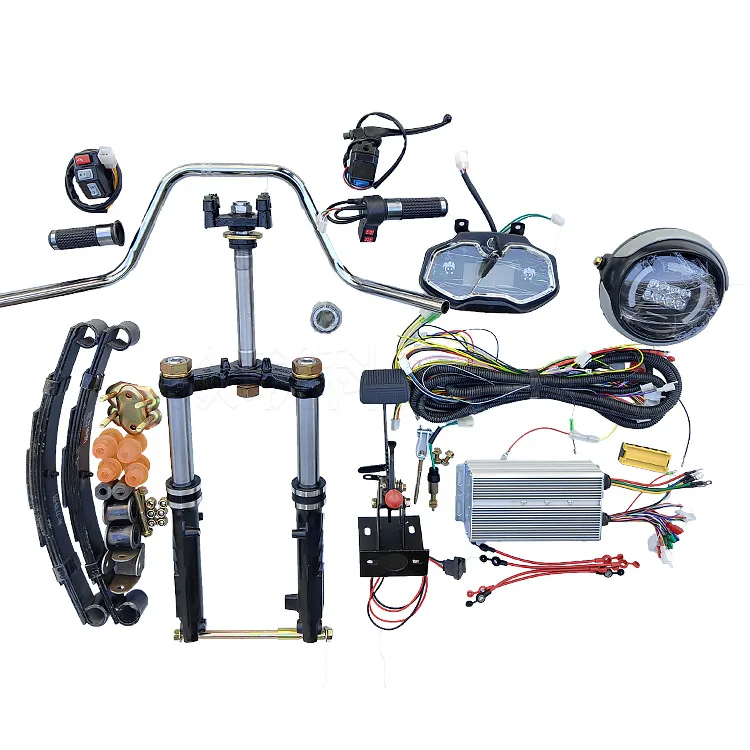 1500W/2500W/3000W/4000W Tricycle Front Steering Handlebar Rear Motor Axle Axel Electric With Wheels