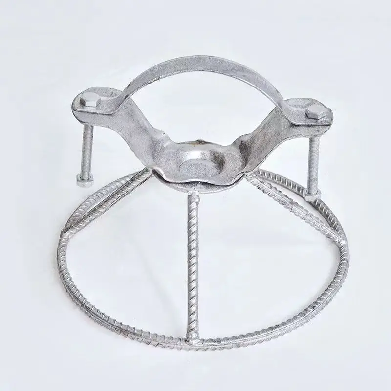 

Plug-in vibration rod motor bracket 360 degree rotation thickened tray concrete fixing shelf