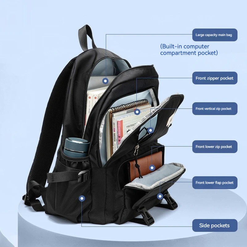 Junior High School School Bag New Mori Large Capacity Load Reduction Ins Backpack High School Appearance Level Backpack