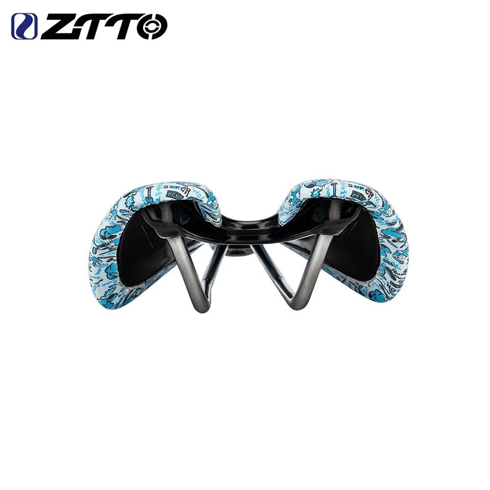 ZTTO Cycling Latest seat Cushion Bicycle Saddle Personalized creative patterns MTB Road Bike Seat Comfortable Shockproof Saddle