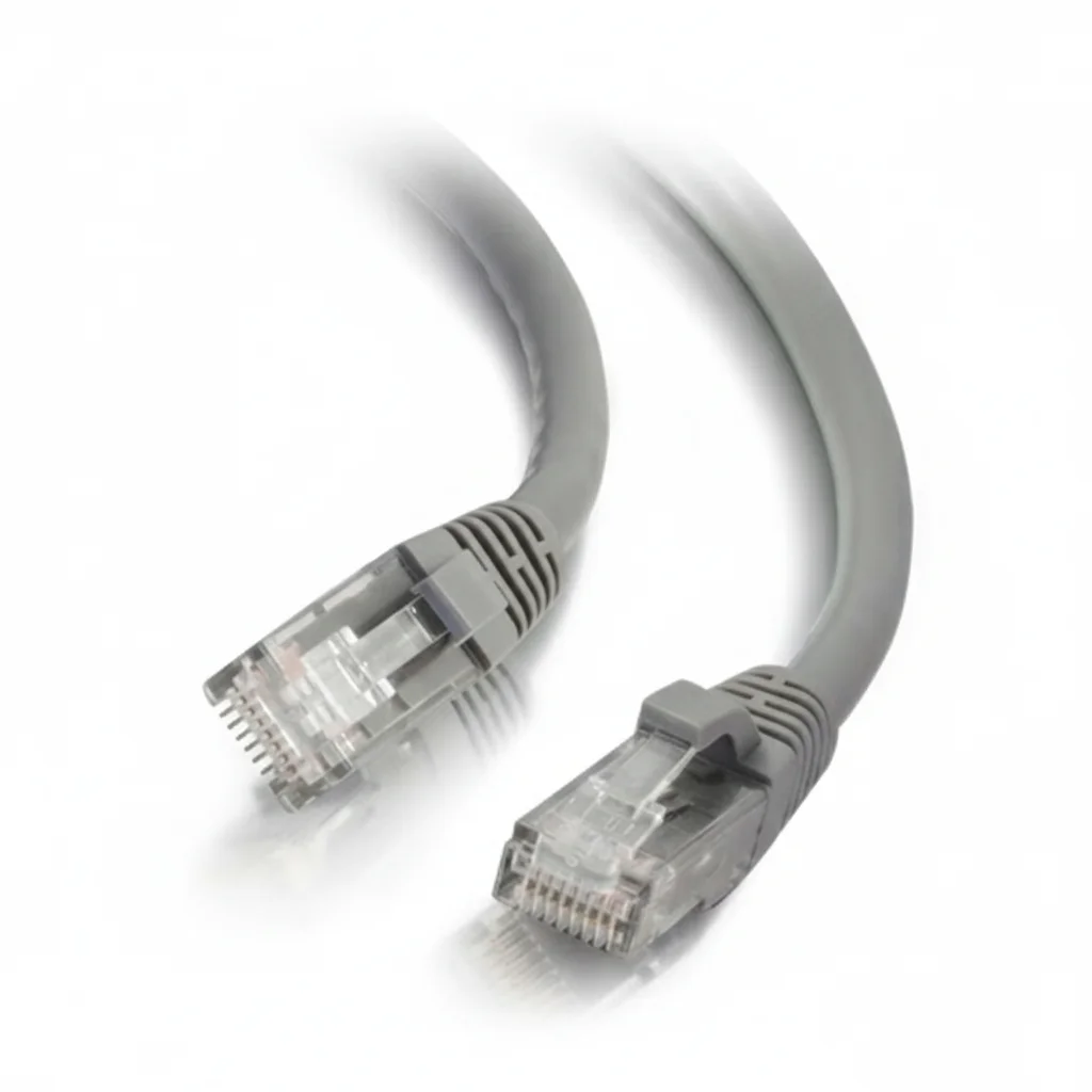 

C2G 757120313403 5-feet CAT6 Ethernet Network Patch Cable - Gray - Snagless - Unshielded (UTP) - RJ-45 Male to - Used-Like New