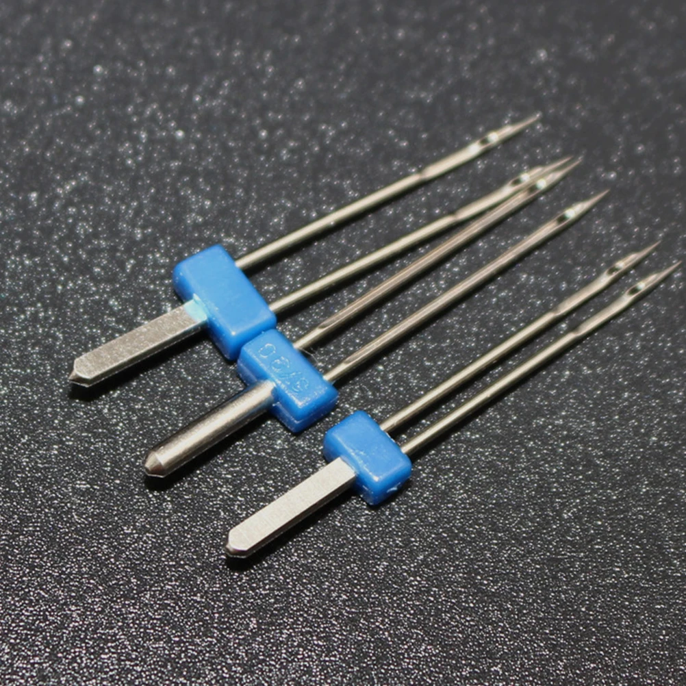 

1 set 1 Set Universal Machine Twin Needles Metal Household Sewing Tools Accessories Double Needle For Knitted Denim Fabrics