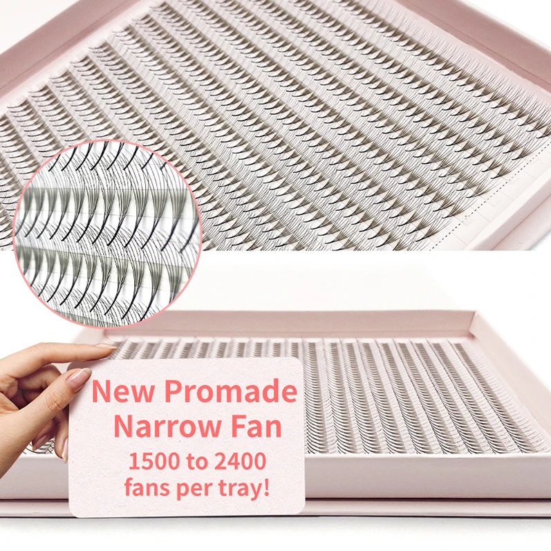 

10 boxesPrivate Label Lashes Promade 1200 Wholesale 3D 4D Narrow Promade Fans 7MM Wholesale 6D Premade Fans Premade Volume Fans