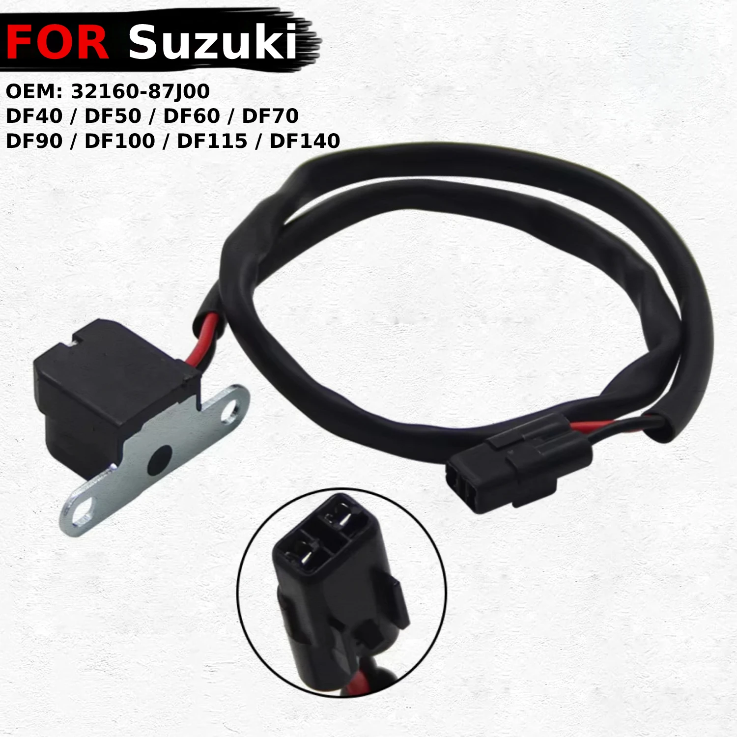 Outboard Engine Ignition Trigger For Suzuki DF40 1999-2009 DF50 DF60 DF70 DF90 DF100 DF115 DF140 OEM:32160-87J00 Pulse    Sensor