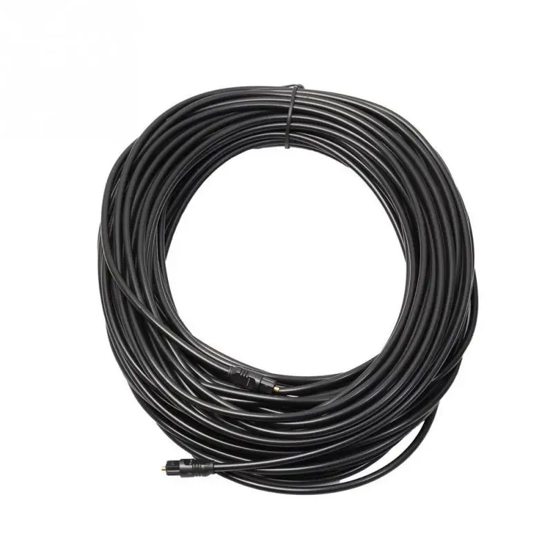 Digital Optical Audio Cable Toslink Gold Plated 1m 1.5m 2m 3/5m 10m 15m 20m SPDIF MD DVD Gold Plated Cable High Quality