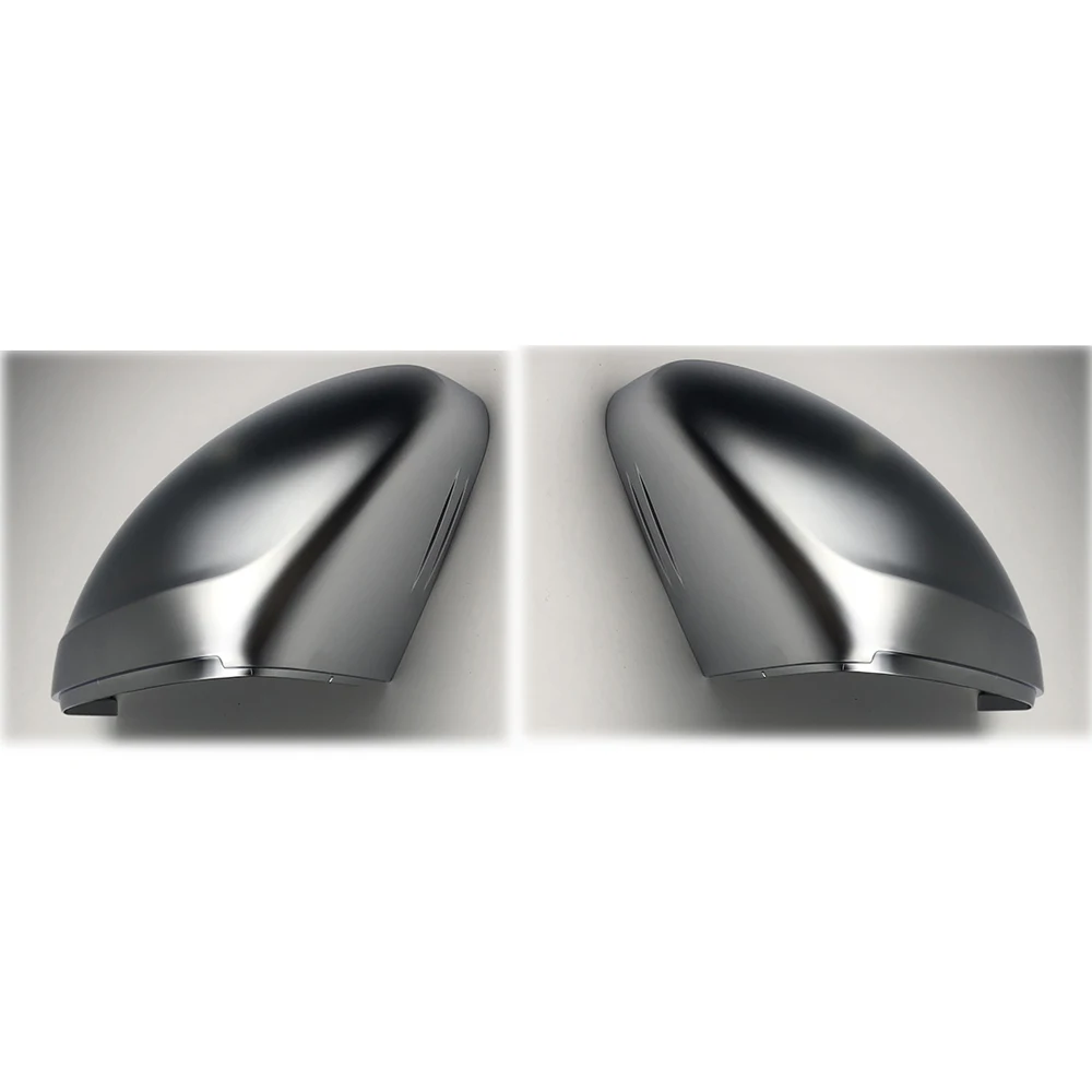 

2 матовых хромированных серебряных крышка бокового зеркала заднего вида для VW Tiguan Allspace L MK2 2017 2018 2019 2020, замена