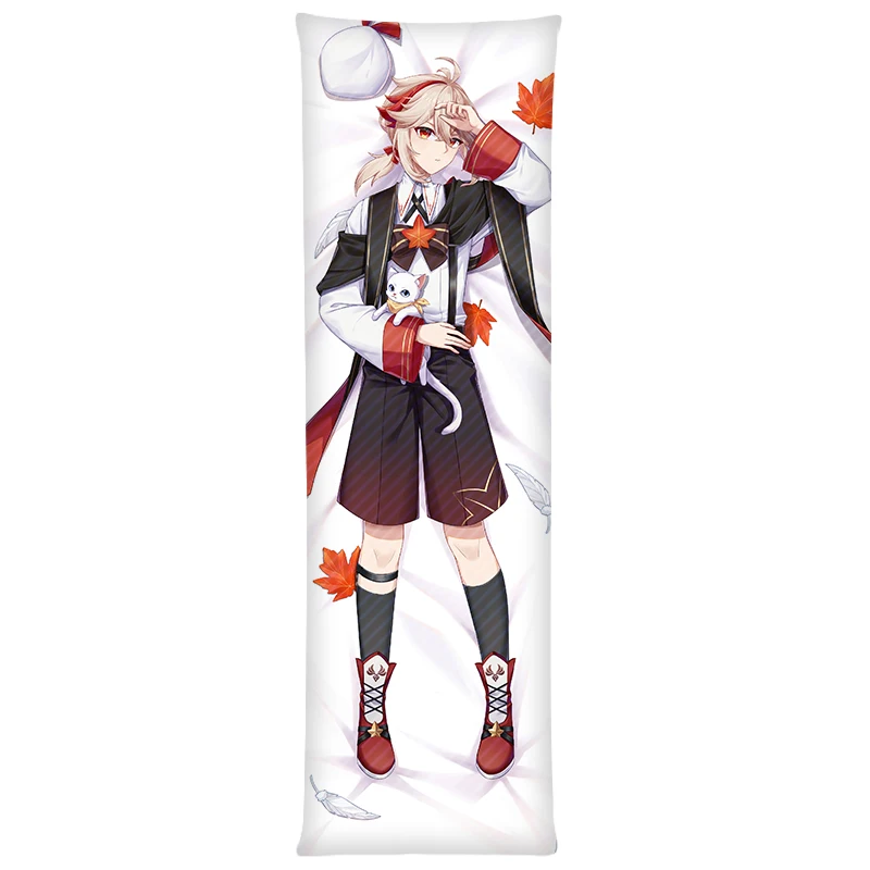 Anime Genshin Impact Kaedehara Kazuha Cosplay Dakimakura Hugging Body Pillow Case Otaku Pillow Cushion Cover Home Decor Gift