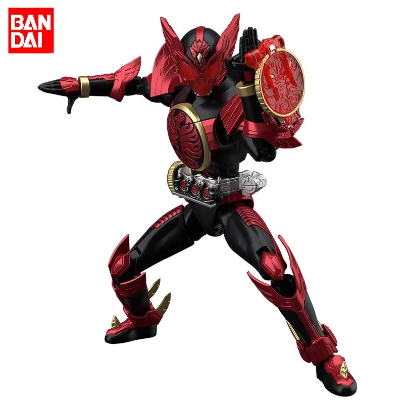 

Bandai Original Figure-rise Standard Masked Kamen Rider Anime Figure KAMEN RIDER OOO Anime Action Figure Toys Gifts For Children