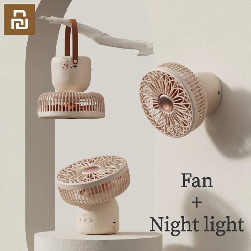 

SOTHING night light fan wireless remote control three-speed wind 2000mAh battery summer outdoor camping