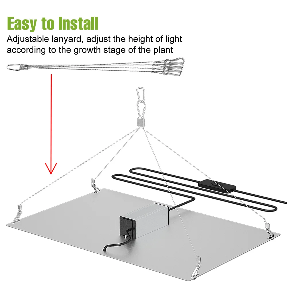 

400 Вт светодиодный светильник полного спектра для выращивания растений, квантовая доска, лампа для комнатных цветов в горшках, палатка для выращивания зеленых овощей, освещение для выращивания