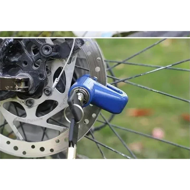 Kunci Rem Cakram Roda Anti Maling Sepeda Motor, Kunci Roda Cakram Pengaman, Gembok Sepeda Jalan Gunung dengan Kunci