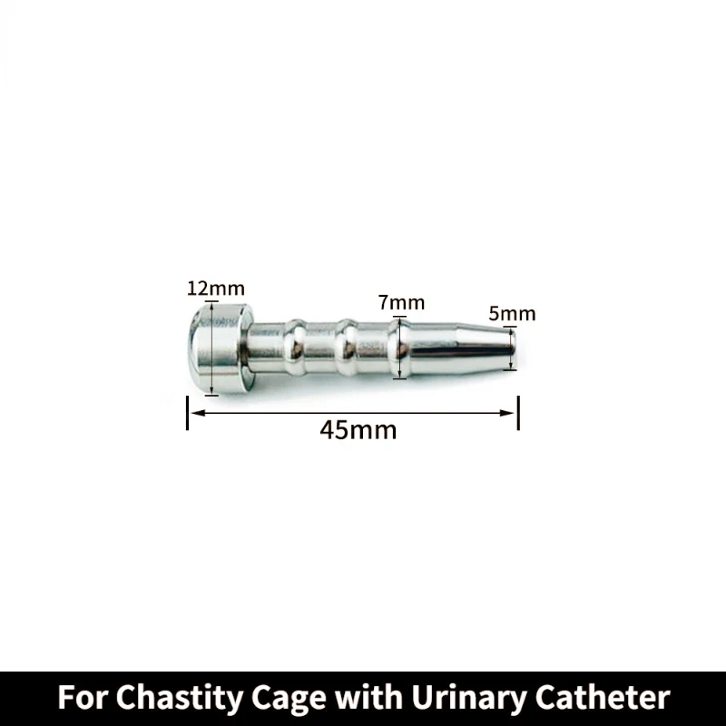 Sex Toy Chastity Cage Catheter,Anti- Fall-off Ring,auxiliary Belt,Keys,Accessories For Chastity Device Cock Cage Penis Ring SM