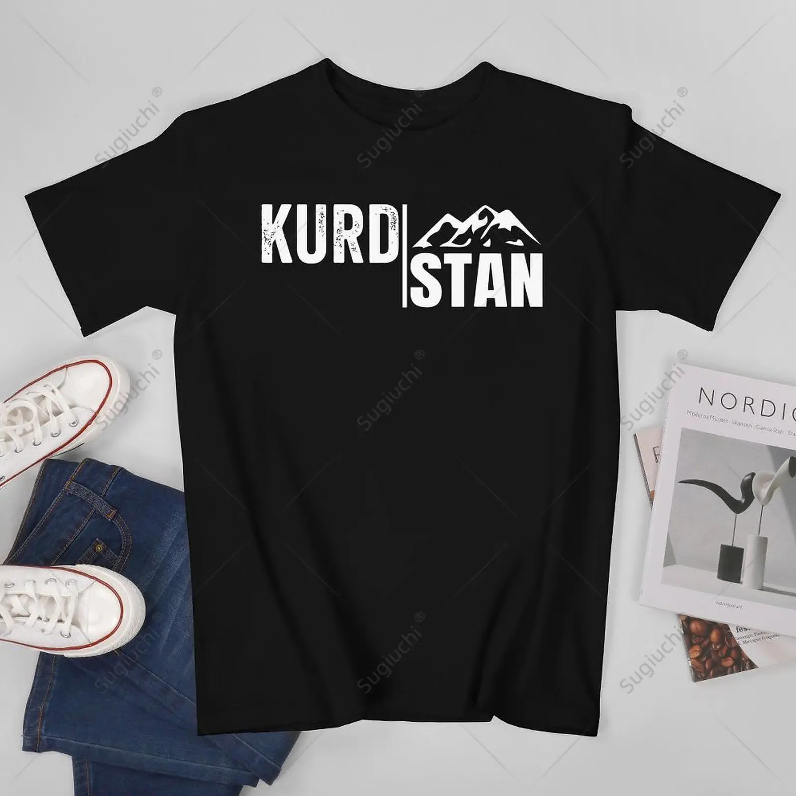 Unisex Men Kurdland Kurdish Kurds Kurdistan Tshirt Tees T Shirts Women Boys 100% Cotton T-Shirt